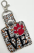 Love Puppy - Embroidered Key Ring Clip