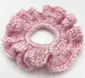 Pink Sparkle - Crochet scrunchie