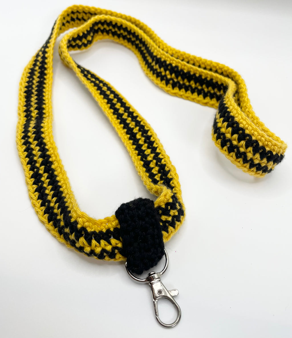 Bee Stripe Lanyard