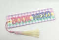 Book Nerd - Embroidered Book mark