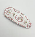 White Goose  - Leatherette Snap Fringe Clip