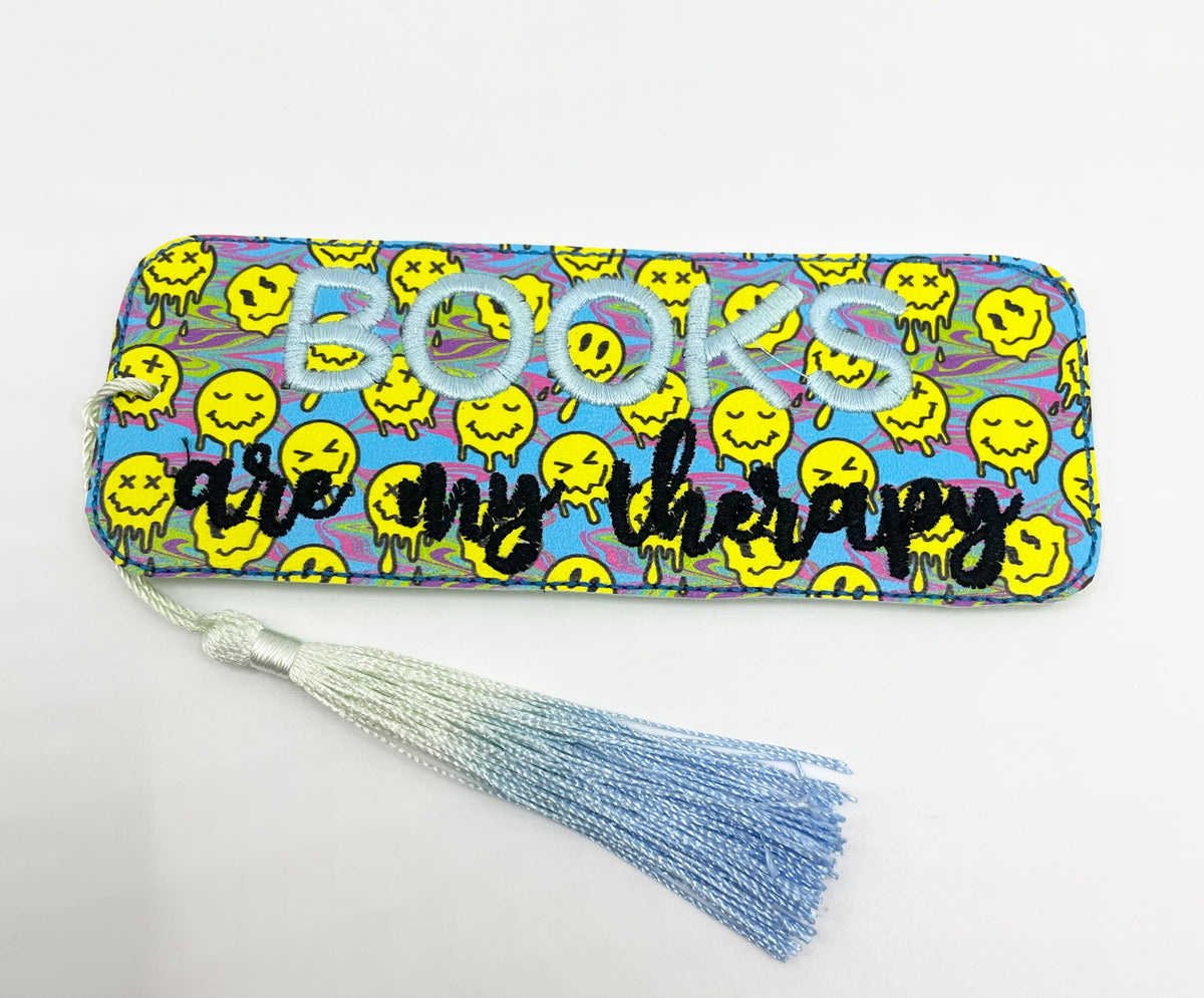 Books are my therapy - Book Mark