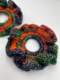 Autumn Shades -  Crochet scrunchie