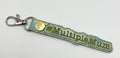 Golden Shimmer Multiple Mum - Embroidered Key Ring Clip